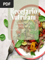 Recetario Nutrifam