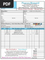 WD Frazee Sermons Order Form