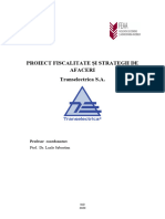 Fiscalitate Si Strategii de Afaceri - Transelectrica SA