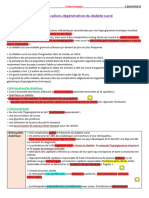 2-Complications Dégénératives Du Diabète Sucré