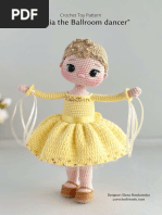 "Olivia The Ballroom Dancer": Crochet Toy Pattern