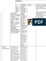 Tabla de Conceptos