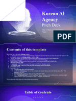 Korean AI Agency Pitch Deck XL by Me