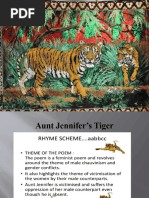 Aunt Jennifer's Tiger PPT New