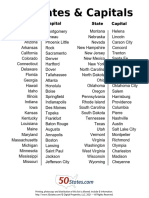 States and Capitals List-1