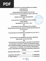 MD, Mendez - Temporary Injunction Against TLS To Conduct Extra Ordinary Meeting, BARTAZARY BOSCO MAHAI v. TLS & AG