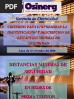 Distancia de Seguridad Osinerg