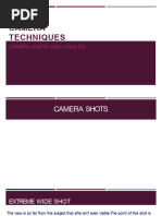 Camera Techniques