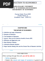 01 Chapter One - Nature of Economics