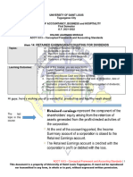 CFAS Week 14 Accounting For Dividends