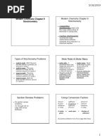 Ch.9 Stoichiometry Notes