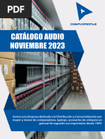 Catalogo Audio Noviembre