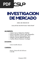 Proyecto Investigación de Mercado Galletas Nutritivas Run Run