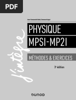 Physique Méthodes Et Exercices MPSI-MP2I - 3e Édition - 2021 (Anne-Emmanuelle Badel, Emmanuel Angot) (PDF) FR