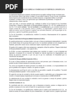 Analisis de Los Diferentes Tipos de Empreas Comercialess en Republica Dominicana