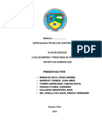 Estructura Plan de Negocio - Casa de Empeño