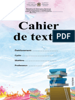 Cahier de Textes Page de Garde 2