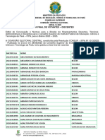 Lista Definitiva de Votantes Discentes