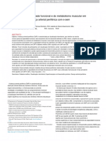 Avaliação Da Capacidade Funcional e Do Metabolismo Muscular em Indivíduos Com Doença Arterial Periférica Com e Sem Diabetes