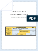 Tecnologia de La Soldadura Taller 1