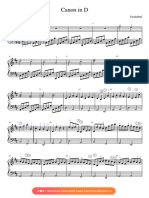 Canon in D Sheet Music