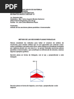 5.3 Método de Las Secciones Planas Paralelas o Transversales