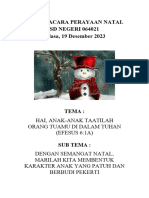 Tertib Acara Perayaan Natal 2023