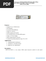 Datasheet SFP 10G