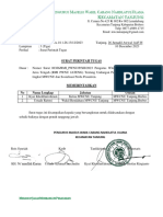 Surat Perintah Tugas Mwcnu Tanjung