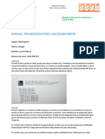 Manual Troubleshooting Checksum Lorad Selenia