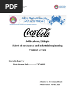 Coca-Cola Internship Report Final Biruk Solomon Bade