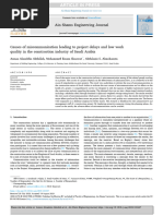 Causes of Miscommunication Leading To Project Delays and Low Work Quality in The Construction Industry of Saudi Arabia