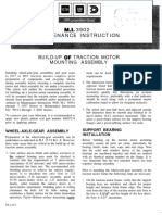 3902 Maintenance Instruction: Build-Up QF Traction Motor Mounting Assembly