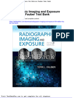 Radiographic Imaging and Exposure 5th Edition Fauber Test Bank