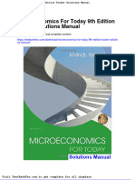 Microeconomics For Today 9th Edition Tucker Solutions Manual