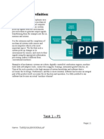 Mechatronics Definition:: Task 1 - P1