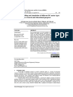 DC Motor Theory and Simulation