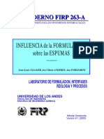 Formulacion de Espumas