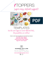 Sandra Dillon Design DIY Free Templates 1