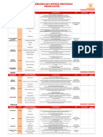 Calendario de Limpieza - Producción