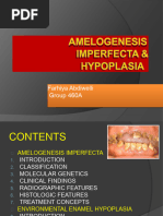 Hypoplasia, Flurosis, Amelogenesis Imperfecta and Abnormal DVPT of Tooth