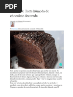 Torta de Chocolate