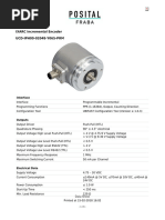 Karta Katalogowa 1638283 Enkoder Obrotowy Inkrementalny Posital Fraba Ucd Iph00 02048 Y06s PRM Magnetyczny Synchro 58 MM