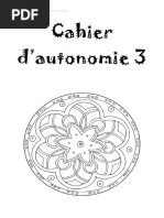 Cahier D'autonomie - CP - N°3