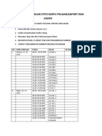 Revisi Jadwal Pengambilan Foto Kartu Pelajar 19 Oktober 2023