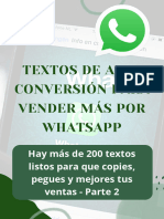 Parte 2 - Ebook Textos de Alta Conversión para Vender Más Por Whatsapp