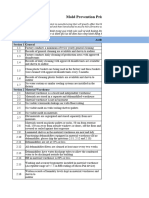 Lumistella - Micro Pak Mold Prevention Checklist