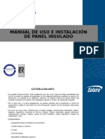 Manual de Uso e Instalación de Panel Insulado y Lamina