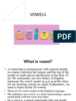 Vowels Short and Long Sounds