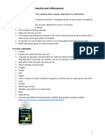 Alimentacion y Hábitos Anti-Inflamatorios